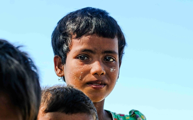 Ребенок рохинья в Мьянме