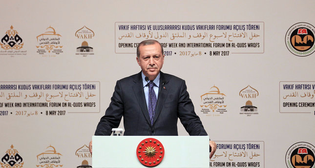 Эрдоган призывает мусульман посещать Аль-Аксу, чтобы защитить мусульманскую идентичность мечети