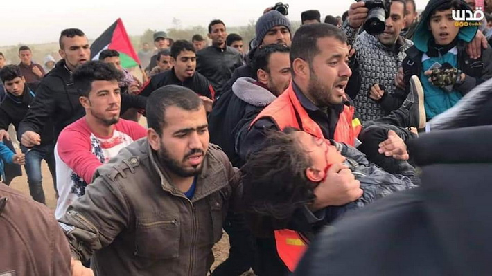 Четырехлетний палестинский мальчик скончался от ранений после обстрела протестующих палестинцев израильской армией