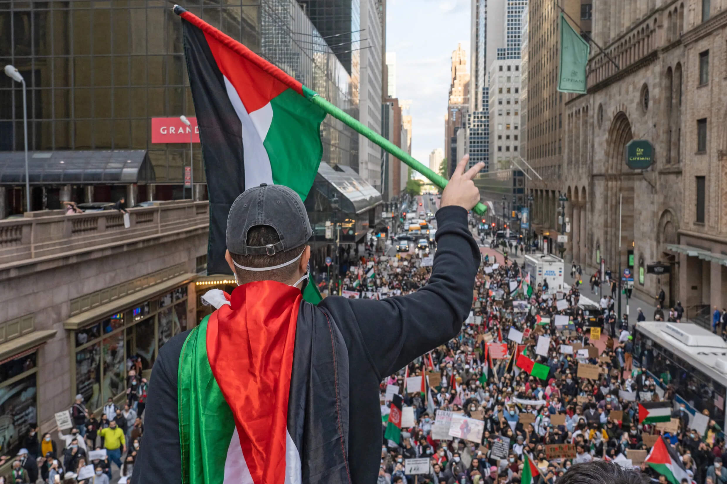 Блоггеры мусульмане. Митинг в Нью Йорке. Объединение США. NYC protests for Palestine. Palestine protest against Jews 1945-48.